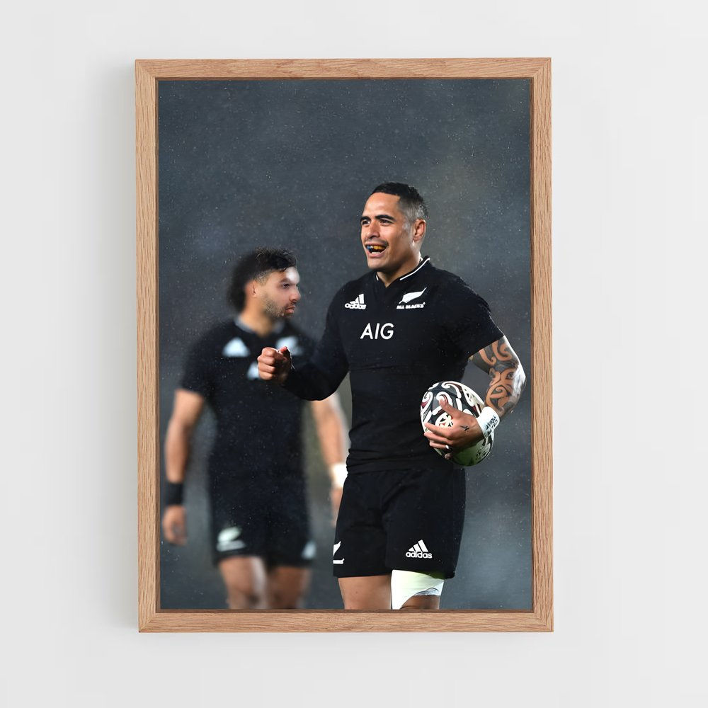 Poster All Blacks United – affiche Rugby (vue 4)